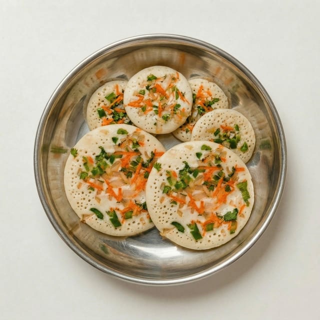 Vegetable Uttapam.