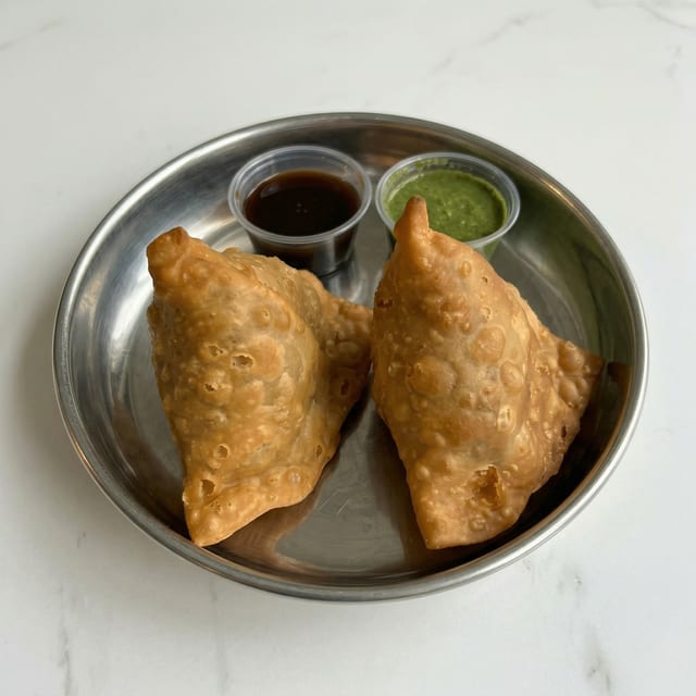 Samosas.