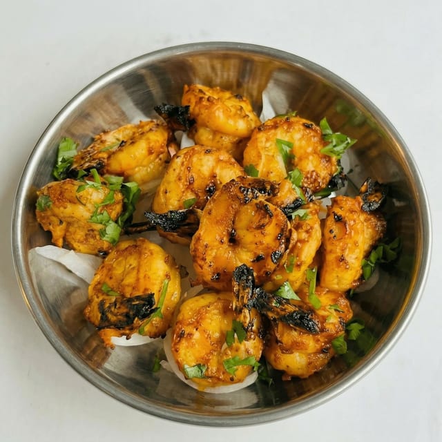 Shrimp Tikka Masala.